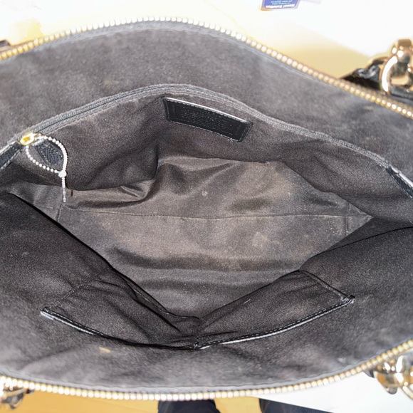 Coach Black Leather Tote Bag - Picture 7 of 16